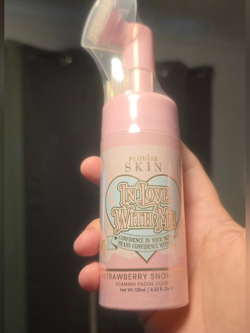 P.louise In Love With Me Strawberry Snowflake Foaming Face Cleanser